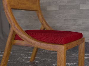 arc chair 3D मॉडल