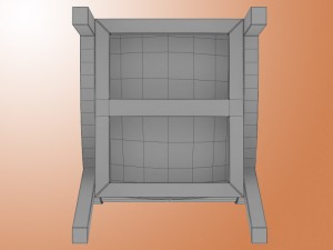 arc chair 3D मॉडल