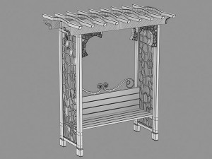 arbor bench Modelo 3D