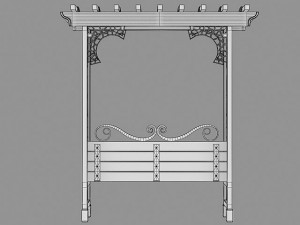 arbor bench Modelo 3D