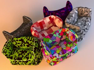 zitzak stoel 3D Model