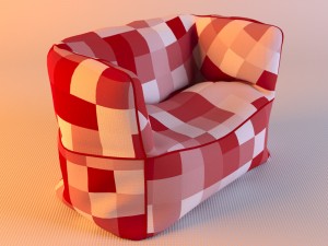 bean bag chair 3D Model