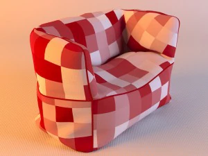 bean bag chair 3D Model