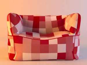 bean bag chair 3D Model