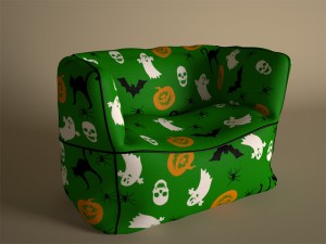 bean bag chair 3D Model