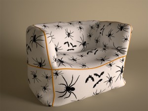 bean bag chair 3D Model