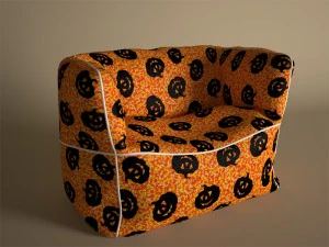 bean bag chair 3D Model