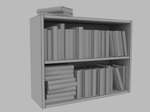 book shelf Model 3D