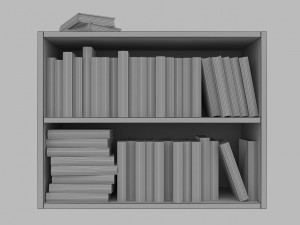 book shelf Model 3D
