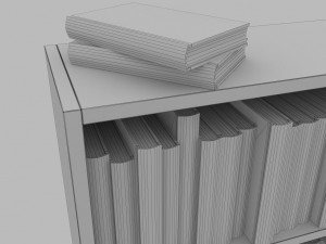 book shelf Model 3D
