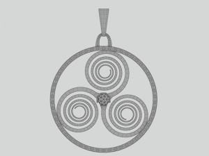 celtic pendant 3D 模型