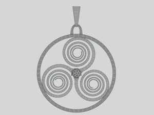 celtic pendant 3D Model