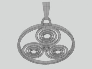 celtic pendant 3D 模型
