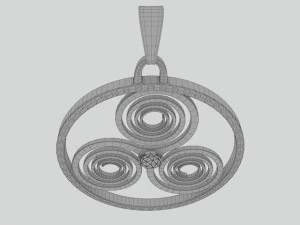 celtic pendant 3D Model