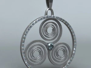 celtic pendant 3D Model