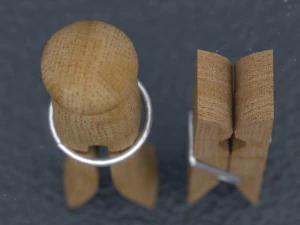 wooden clothes pins 3D Model