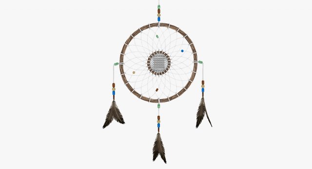 dream catcher Modello 3D .c4d .max .obj .3ds .fbx .stl .blend 