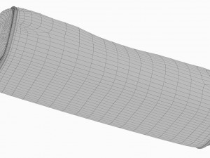 bolster pillow 3D मॉडल