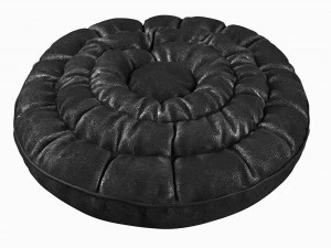 gegolfd rond kussen 3D Model