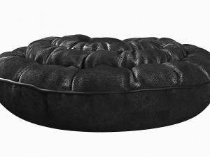 ruffled round pillow Model 3D