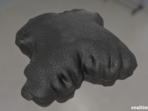 star shaped pillow 3D Model