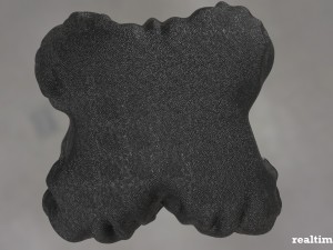 star shaped pillow 3D Model