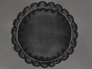 smocked ottoman 3D 模型