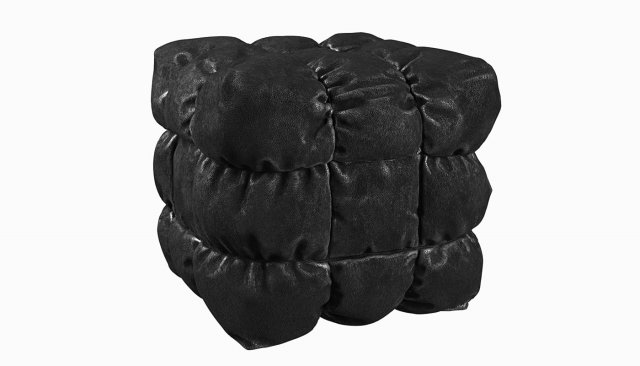 tufted pouf ottoman Modelo 3D .c4d .max .obj .3ds .fbx .stl .blend 