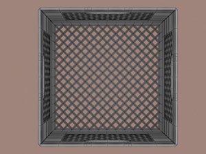 plastic milk crate 3D Model