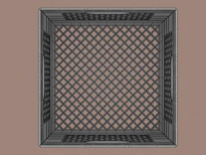 plastic milk crate 3D Model