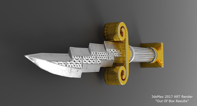 zeus dagger - low poly 3D Model .c4d .max .obj .3ds .fbx .stl .blend 