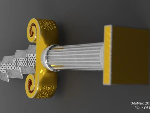 zeus dagger - low poly 3D Model
