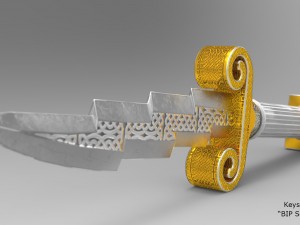 zeus dagger - low poly 3D Model