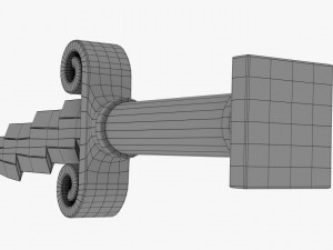 zeus dagger - low poly 3D Model