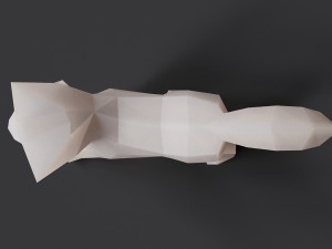 low poly kitten 3d print 3Dプリントモデル