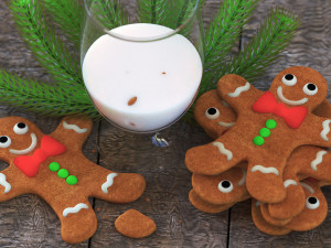 gingerbread man realistic pbr Modello 3D