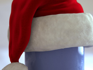 santa hat Model 3D