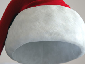 santa hat Model 3D
