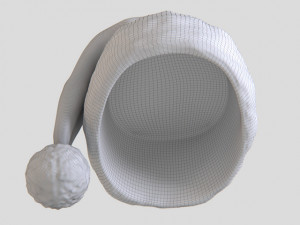 santa hat Model 3D
