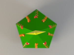 low-poly x-mas tree game asset 3D Model