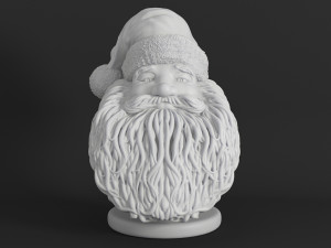 santa claus printable bust 3D-Druckmodell