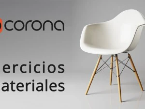 Corona render ejercicio de creacin de materiales bsicos 3D Tutorials