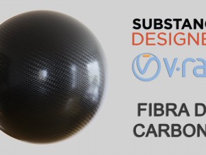 Material de fibra de carbono con substance designer y vray 3D Tutorials