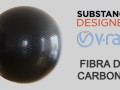 Material de fibra de carbono con Substance Designer y Vray 3D Model