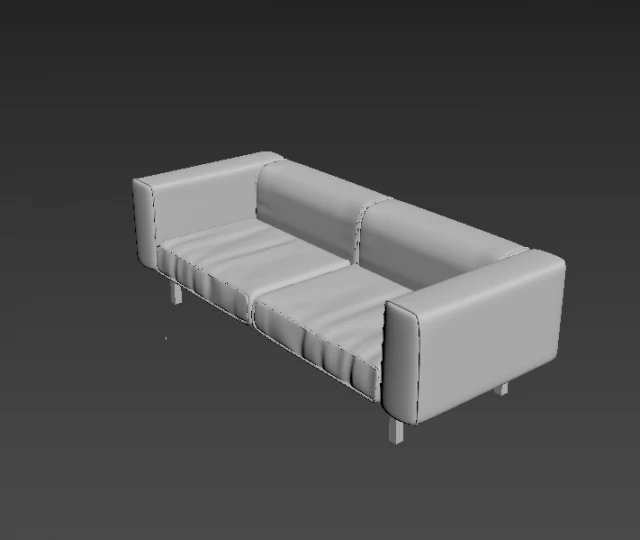 sofa Model 3D .c4d .max .obj .3ds .fbx .stl .blend 
