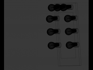 vanity mirror Model 3D