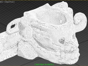 skull with mayan art 3D 모델