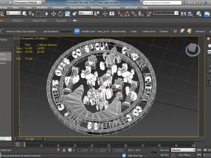 logo 3d universidad de san carlos de guatemala 3D 모델