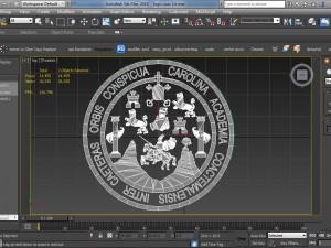 logo 3d universidad de san carlos de guatemala 3D 모델