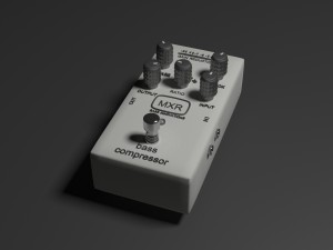 bass guitar compressor pedal 3D Model